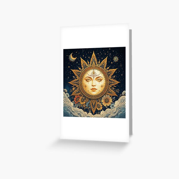 Item preview, Mystical Boho Sun and Moon  designed and sold by Willow & Wren.