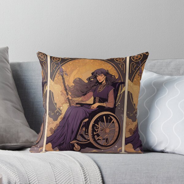 Item preview, Queen of wands wheelchair tarot designed and sold by MendaciousMina.