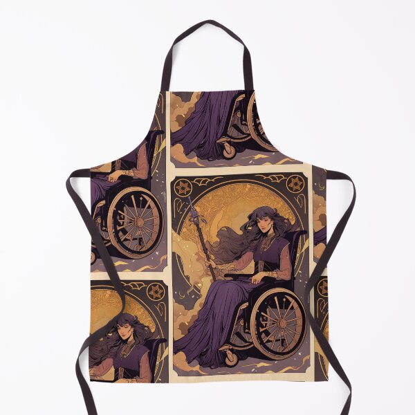 Item preview, Queen of wands wheelchair tarot designed and sold by MendaciousMina.