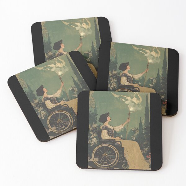 Item preview, Queen of wands wheelchair tarot designed and sold by MendaciousMina.