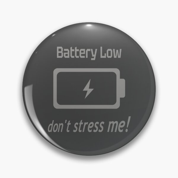 Item preview, Low battery with text designed and sold by GiCapgraphics.