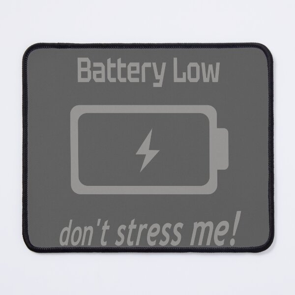Item preview, Low battery with text designed and sold by GiCapgraphics.