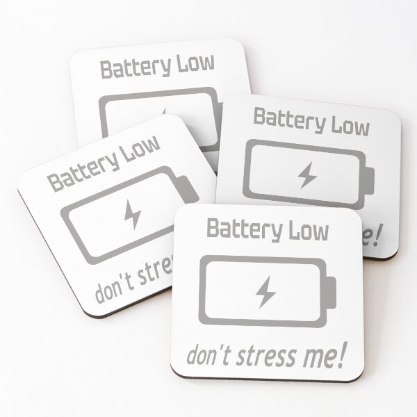 Item preview, Low battery with text designed and sold by GiCapgraphics.