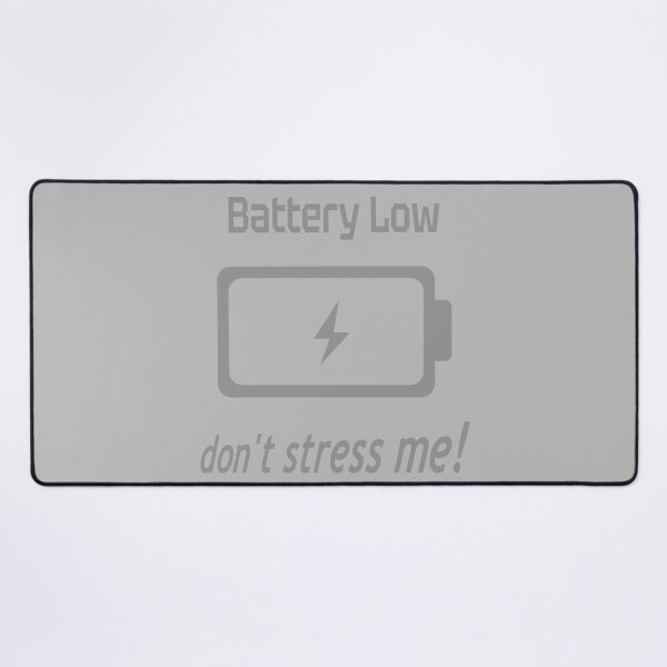 Item preview, Low battery with text designed and sold by GiCapgraphics.