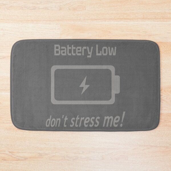 Item preview, Low battery with text designed and sold by GiCapgraphics.