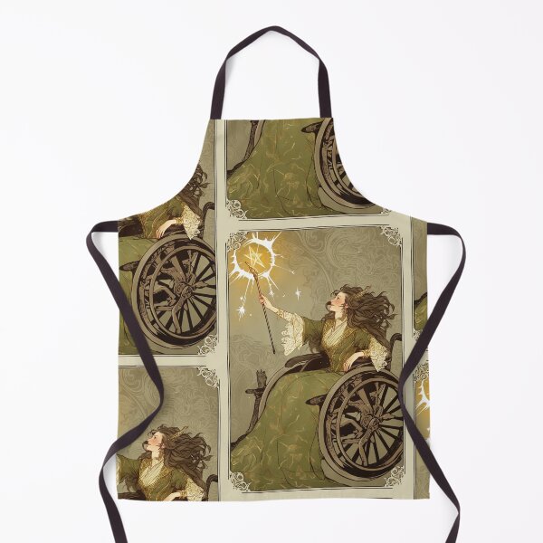 Item preview, Queen of wands wheelchair tarot designed and sold by MendaciousMina.