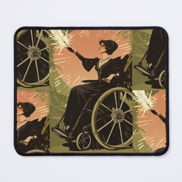 Item preview, Queen of wands wheelchair tarot designed and sold by MendaciousMina.