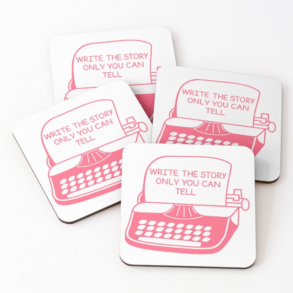 Item preview, Cute typewriter with motivational quote for beginner author writer  designed and sold by TheHellSong.