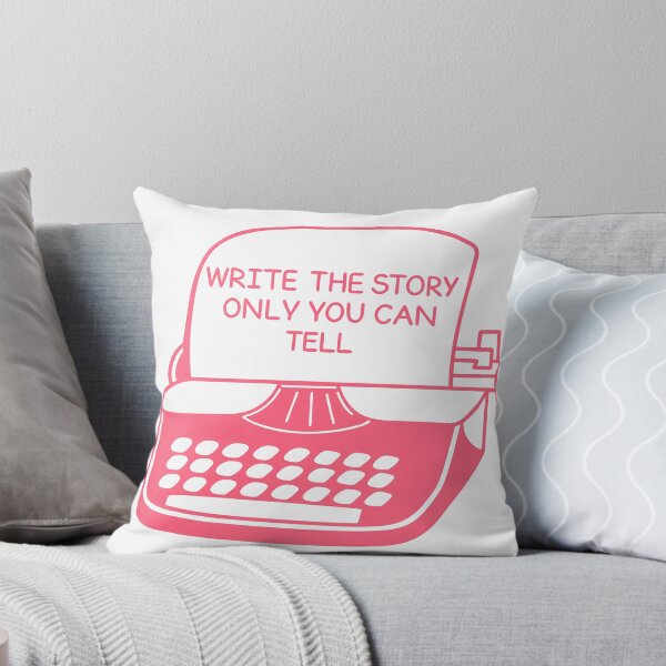 Item preview, Cute typewriter with motivational quote for beginner author writer  designed and sold by TheHellSong.