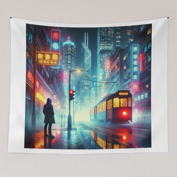 Item preview, Cyberpunk Skyline: Future Lights designed and sold by Wesira.