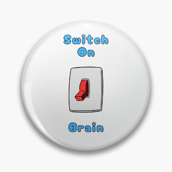 Item preview, Switch On Brain, with Red Switch, Funny, Humorous  designed and sold by AASparksDesigns.