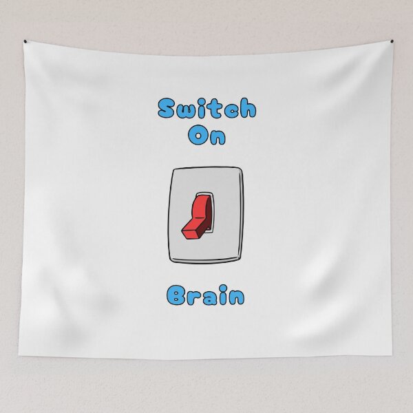 Item preview, Switch On Brain, with Red Switch, Funny, Humorous  designed and sold by AASparksDesigns.