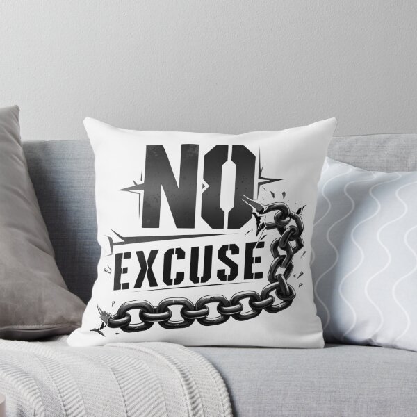 Item preview, "No Excuses" Gift for Gymrats designed and sold by D1dymos.