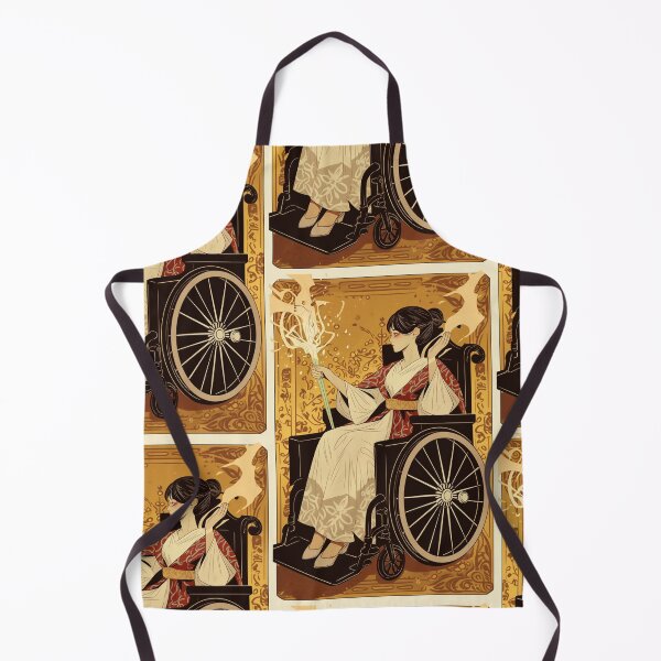 Item preview, Queen of wands wheelchair tarot designed and sold by MendaciousMina.