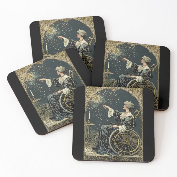 Item preview, Queen of wands wheelchair tarot designed and sold by MendaciousMina.