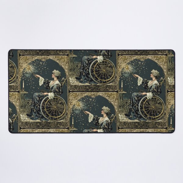 Item preview, Queen of wands wheelchair tarot designed and sold by MendaciousMina.