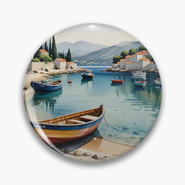 Item preview, Przina Beach: Coastal Serenity of Lumbarda, Korčula, Croatia designed and sold by LSVart.