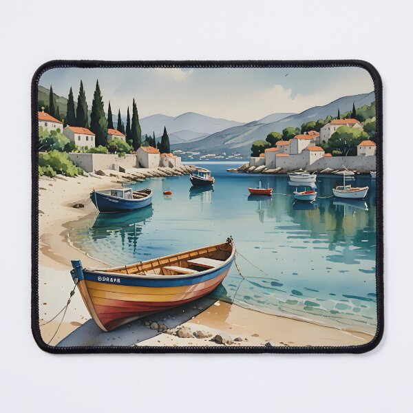 Item preview, Przina Beach: Coastal Serenity of Lumbarda, Korčula, Croatia designed and sold by LSVart.