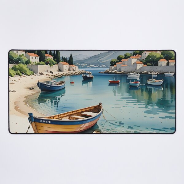 Item preview, Przina Beach: Coastal Serenity of Lumbarda, Korčula, Croatia designed and sold by LSVart.