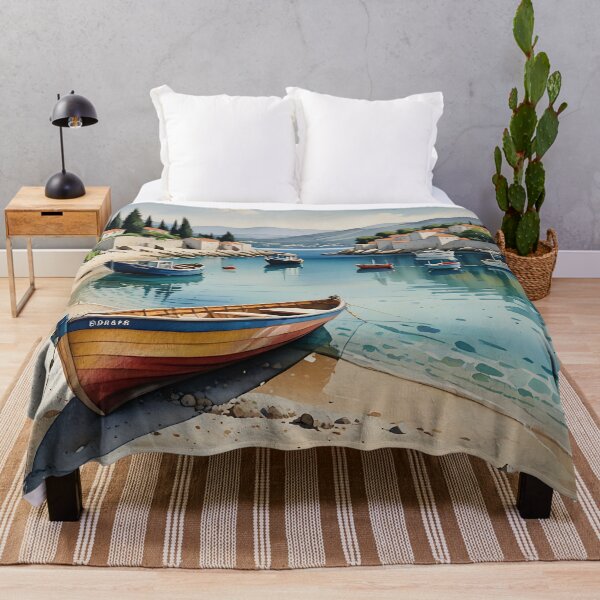 Item preview, Przina Beach: Coastal Serenity of Lumbarda, Korčula, Croatia designed and sold by LSVart.