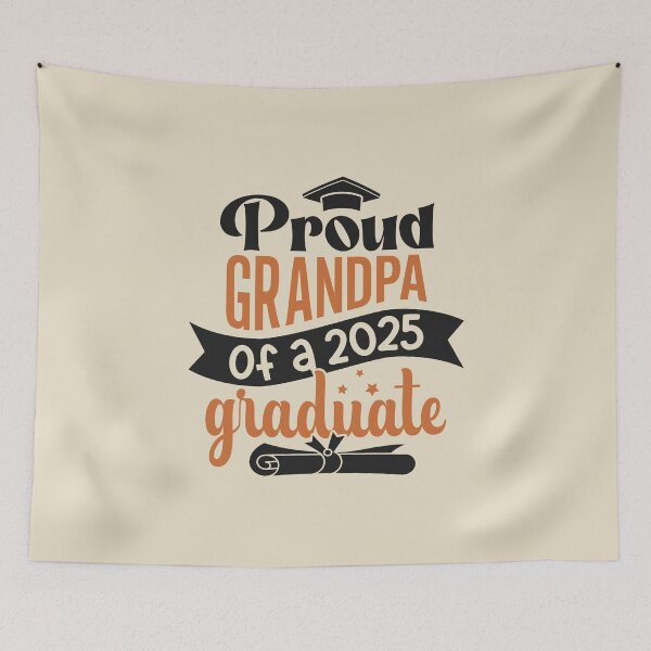 Item preview, Proud Grandpa Of A 2025 Graduate Family Member Graduation designed and sold by eclecTEEq.