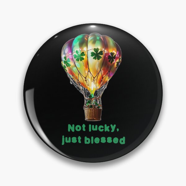 Item preview, Not lucky, just blessed designed and sold by StickifyArt.