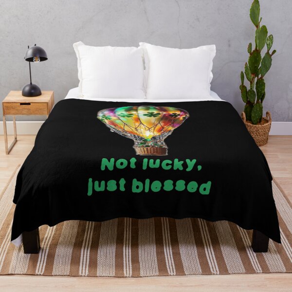 Item preview, Not lucky, just blessed designed and sold by StickifyArt.