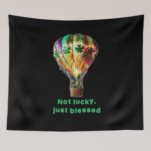 Item preview, Not lucky, just blessed designed and sold by StickifyArt.