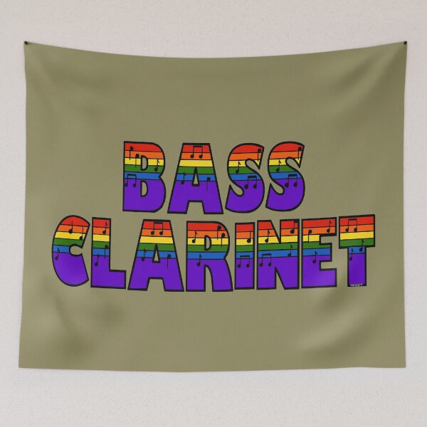 Item preview, Bass Clarinet Rainbow designed and sold by Havocgirl.