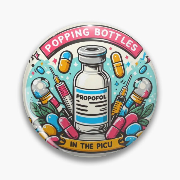 Item preview, Popping bottles in the PICU designed and sold by PICUMerch.