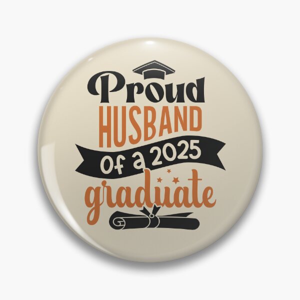 Item preview, Proud Husband Of A 2025 Graduate Family Member Graduation designed and sold by eclecTEEq.