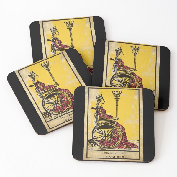Item preview, I run better than the government wheelchair tarot designed and sold by MendaciousMina.