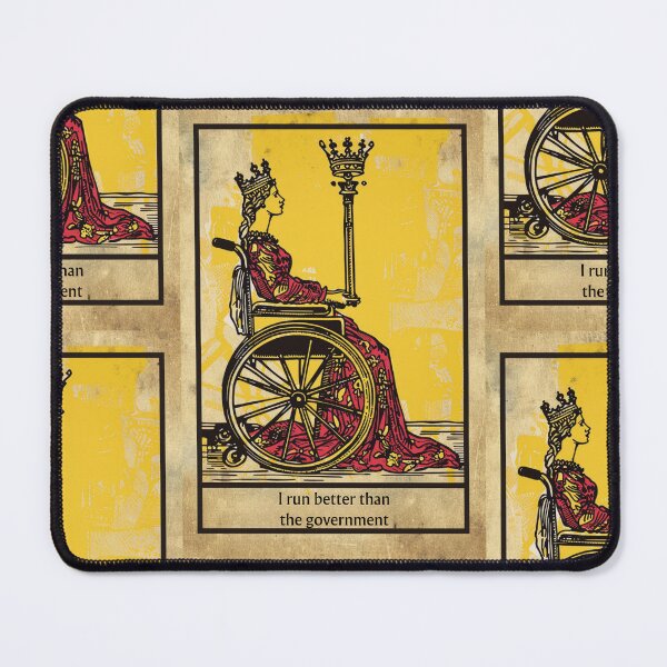 Item preview, I run better than the government wheelchair tarot designed and sold by MendaciousMina.