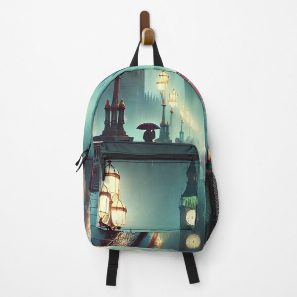 Item preview, Rainy London Nights: Big Ben & Reflections designed and sold by Wesira.