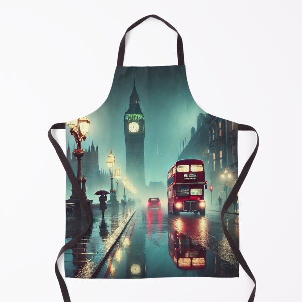 Item preview, Rainy London Nights: Big Ben & Reflections designed and sold by Wesira.