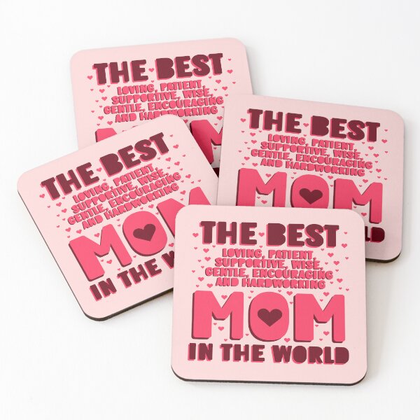 Item preview, The Best Loving Mom In The World - Lots Of Hearts designed and sold by TheSassyNoble.