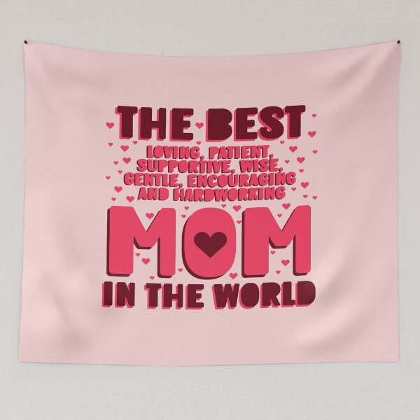 Item preview, The Best Loving Mom In The World - Lots Of Hearts designed and sold by TheSassyNoble.