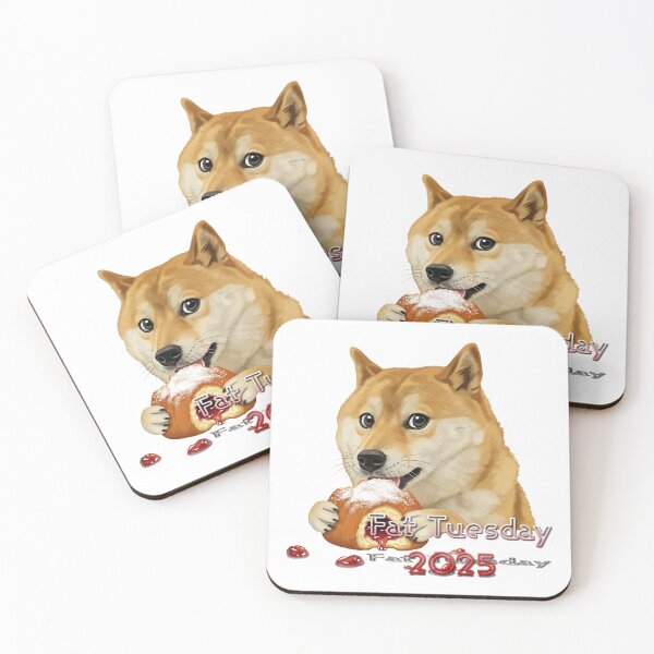 Item preview, Fat TuesdaY 2025 Doge designed and sold by Guryl Michal Designs.