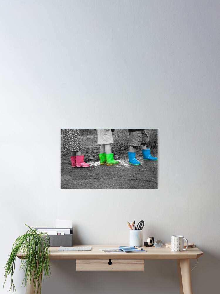 Thumbnail 2 of 3, Poster, Splashes of Color designed and sold by believer9.