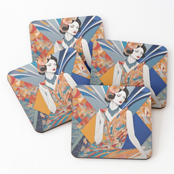 Item preview, Colorful French Mademoiselle designed and sold by MargLandmeter.