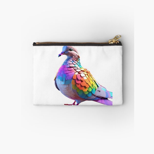 Item preview, Prismatic Dove – Geometric Rainbow Bird Art designed and sold by GloriousArtSKD.