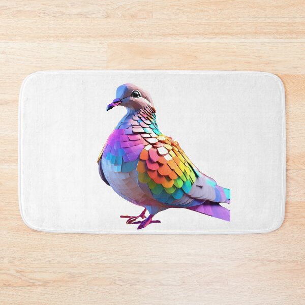 Item preview, Prismatic Dove – Geometric Rainbow Bird Art designed and sold by GloriousArtSKD.