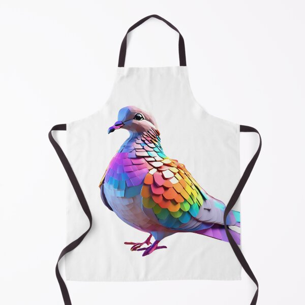 Item preview, Prismatic Dove – Geometric Rainbow Bird Art designed and sold by GloriousArtSKD.