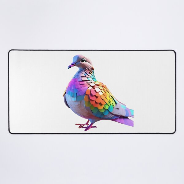 Item preview, Prismatic Dove – Geometric Rainbow Bird Art designed and sold by GloriousArtSKD.