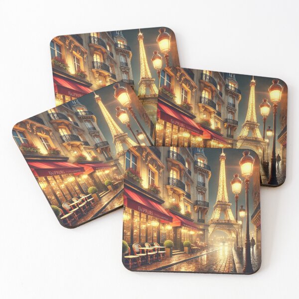 Item preview, Parisian Glow: Eiffel Tower at Night designed and sold by Wesira.