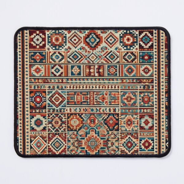Item preview, Timeless Kilim Heritage – Ethnic Geometric Art designed and sold by hobivetasarim.