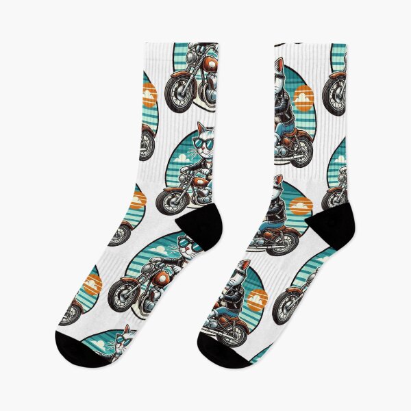 Item preview, Biker Cat - Cool Motorcycle Riding Feline designed and sold by Nauert's.