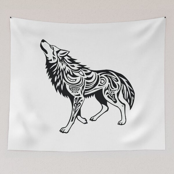 Item preview, Tribal Wolf designed and sold by Getup-clothing.