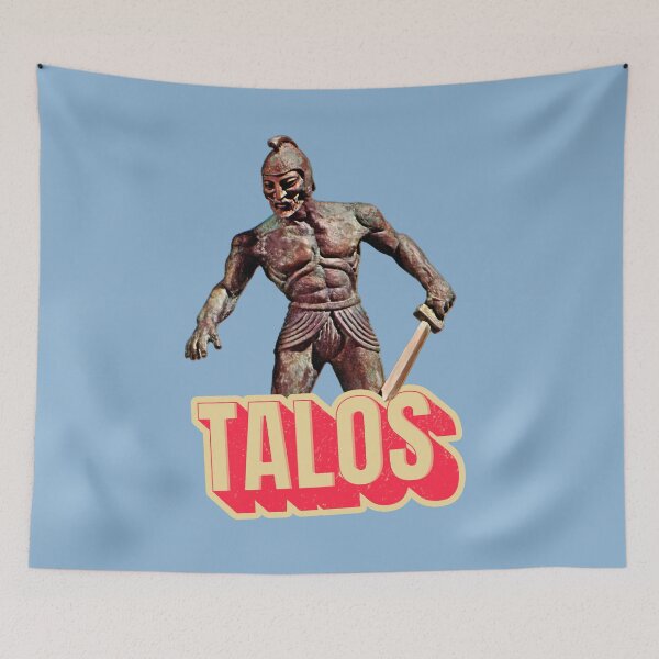 Item preview, Talos the Bronze Giant Monster designed and sold by Retr0Tshirts.