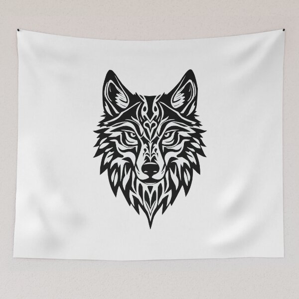 Item preview, Tribal Wolf designed and sold by Getup-clothing.